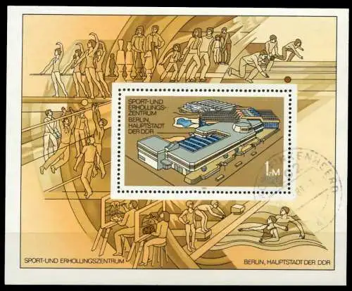 DDR BLOCK KLEINBOGEN Block 64 gestempelt 5684FE