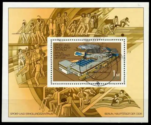 DDR BLOCK KLEINBOGEN Block 64 gestempelt 568506