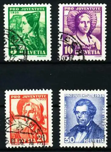 SCHWEIZ PRO JUVENTUTE Nr 287-290 gestempelt 54BC42