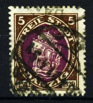 DANZIG 1921 Nr 53 gestempelt 35323E