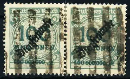 DEUTSCHES-REICH DIENST Nr 82 gestempelt WAAGR PAAR gepr. 4C028E