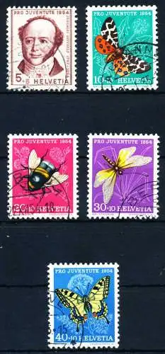 SCHWEIZ PRO JUVENTUTE Nr 602-606 gestempelt 4C9A6E
