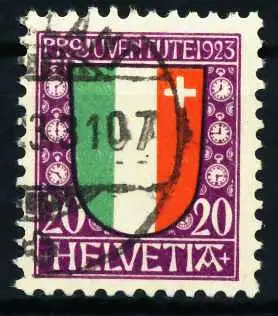 SCHWEIZ PRO JUVENTUTE Nr 187 gestempelt 4C65B2