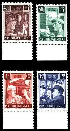 ÖSTERREICH 1951 Nr 960-963 postfrisch URA 2EC732