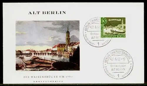 BERLIN 1962 Nr 219 BRIEF FDC 1F3972