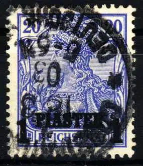 DEUTSCHE AUSLANDSPOSTÄMTER TÜRKEI Nr 14I ZENTR- 205C36