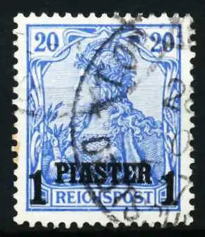 DEUTSCHE AUSLANDSPOSTÄMTER TÜRKEI Nr 14II gestempelt 575602