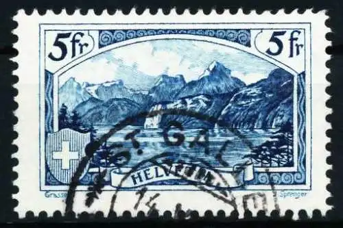 SCHWEIZ 1928 Nr 227 gestempelt 4C9726