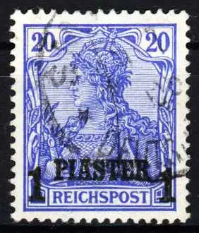 DEUTSCHE AUSLANDSPOSTÄMTER TÜRKEI Nr 14II gestempelt 1D2C82