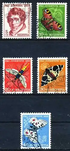 SCHWEIZ PRO JUVENTUTE Nr 618-622 gestempelt 4C9AC2