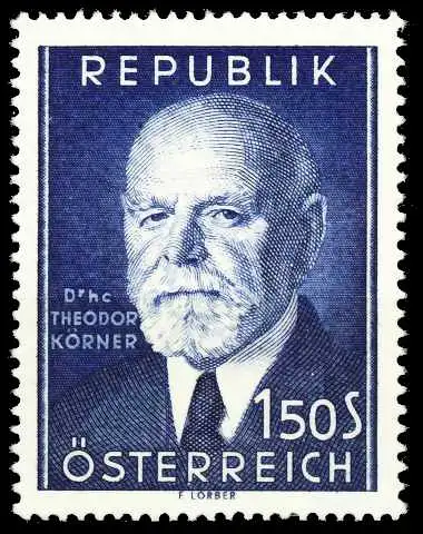 ÖSTERREICH 1953 Nr 982 postfrisch 5615FA