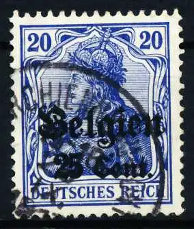 BES 1WK LP BELGIEN Nr 18a gestempelt 4916FE