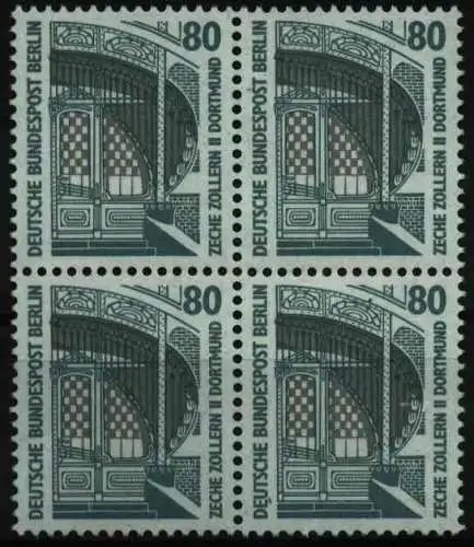 BERLIN DS SEHENSW Nr 796 postfrisch VIERERBLOCK 0DBA9A