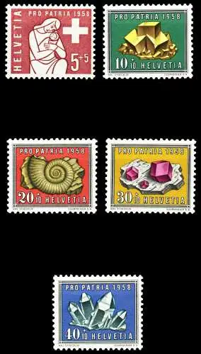 SCHWEIZ PRO PATRIA Nr 657-661 postfrisch 4C9B12