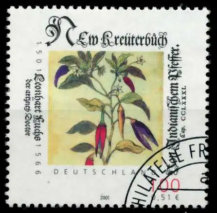 BRD 2001 Nr 2161 gestempelt 6D92C2