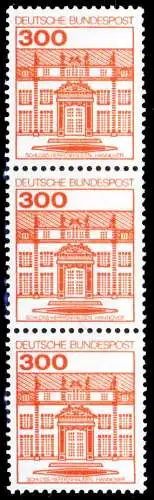 BRD DS BURGEN U. SCHLÖSSER Nr 1143I R postfrisch 3ER ST 278BB6