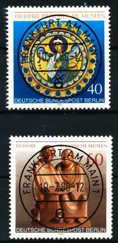 BERLIN 1980 Nr 625-626 zentrisch gestempelt 620FBA