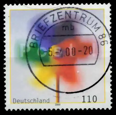 BRD 2000 Nr 2106 zentrisch gestempelt 6D49D2