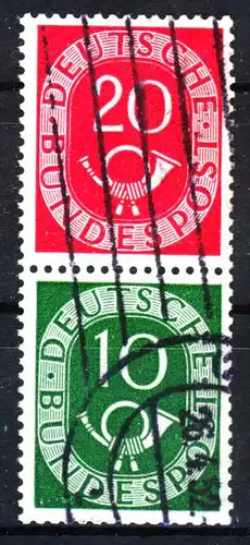 BRD ZUSAMMENDRUCK Nr S9 gestempelt SENKR PAAR 271B76