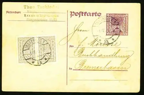 ÖSTERREICH 1922 Nr 378 ZU 290142