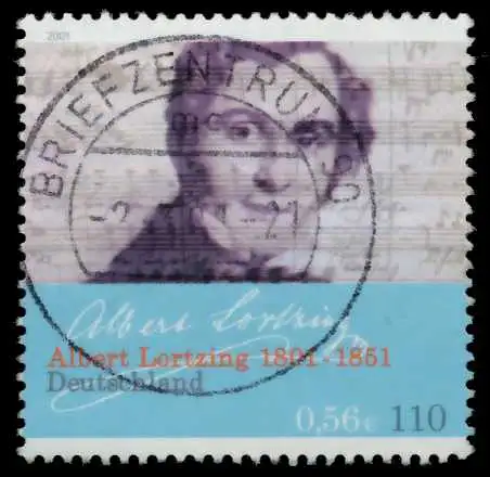 BRD 2001 Nr 2163 zentrisch gestempelt 6D92F6