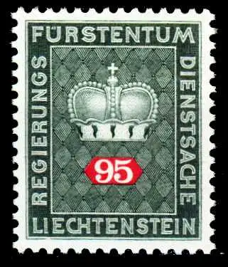 LIECHTENSTEIN DIENSTMARKEN 1968 Nr 53 postfrisch S7E7776