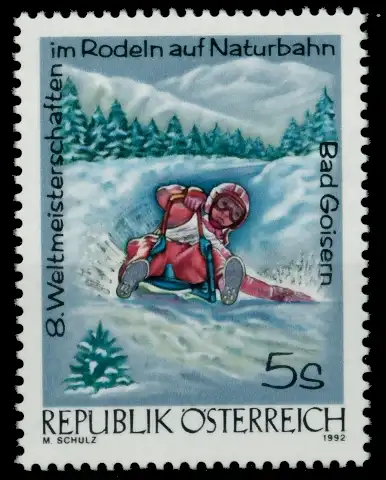ÖSTERREICH 1992 Nr 2050 postfrisch SB5252E