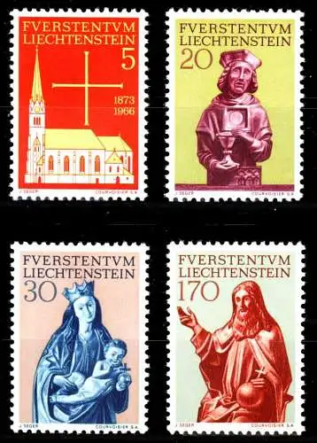 LIECHTENSTEIN 1966 Nr 470-473 postfrisch 1A26DA