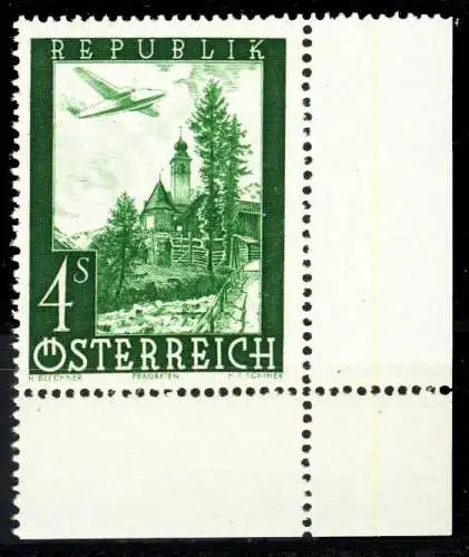 ÖSTERREICH 1947 Nr 826 postfrisch ECKE-URE 36BB56
