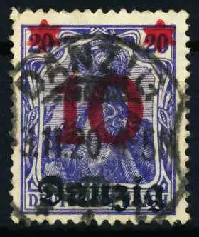 DANZIG 1920 Nr 17 zentrisch gestempelt 4B99FE