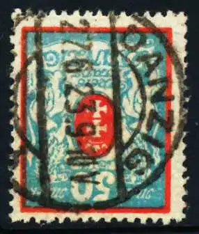 DANZIG 1923 Nr 127X zentrisch gestempelt 4DF536