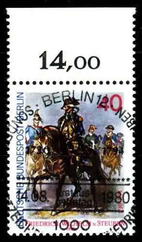 BERLIN 1980 Nr 628 ZENTR-ESST ORA 1AEF0A