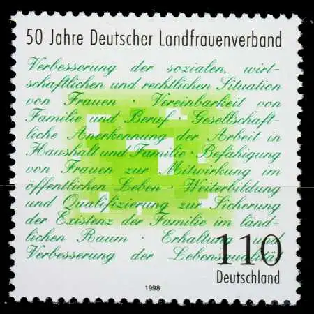 BRD 1998 Nr 1988 postfrisch 1B96DA