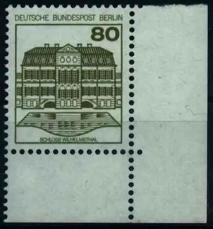 BERLIN DS BURGEN U. SCHLÖSSER Nr 674A postfrisch ECKE-U 0E2652