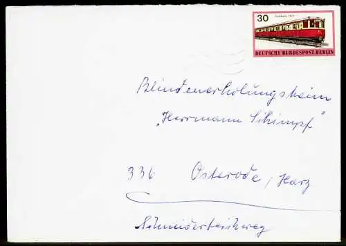 BERLIN 1971 Nr 382 BRIEF EF 1F633A