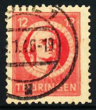 SBZ THÜRINGEN Nr 97AXa t gestempelt 6770AE