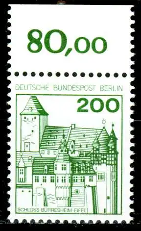 BERLIN DS BURGEN u. SCHLÖSSER Nr 540 postfrisch ORA 212FDE