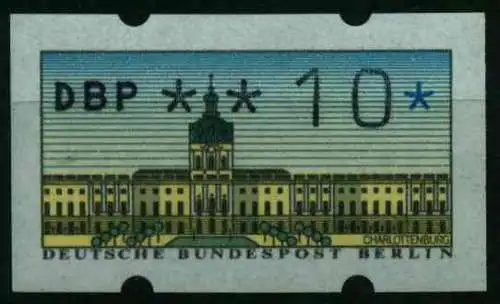 BERLIN ATM 1987 Nr 1-010 postfrisch S52731A