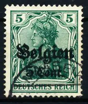 BES. 1WK LANDESPOST BELGIEN Nr 12 gestempelt 4A5586