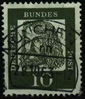 BRD DS BED. DEUT. Nr 350y zentrisch gestempelt 0E6EF6