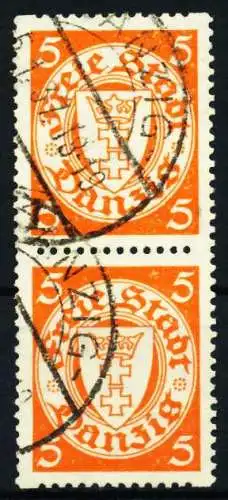 DANZIG 1924 Nr 193D-SP gestempelt SENKR PAAR 4BD126