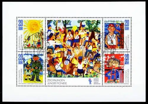 DDR BLOCK KLEINBOGEN Nr 1991-1994 KLEINBG S854DFE