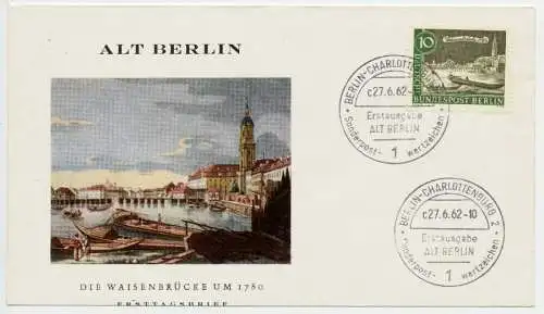 BERLIN 1962 Nr 219 BRIEF FDC 5BC702