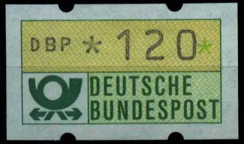 BRD ATM 1981 Nr 1-1-120R postfrisch 13AEAE