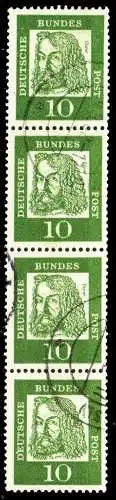 BRD DS BED. DEUTSCHE Nr 350yR gestempelt 3ER STR 2790CA
