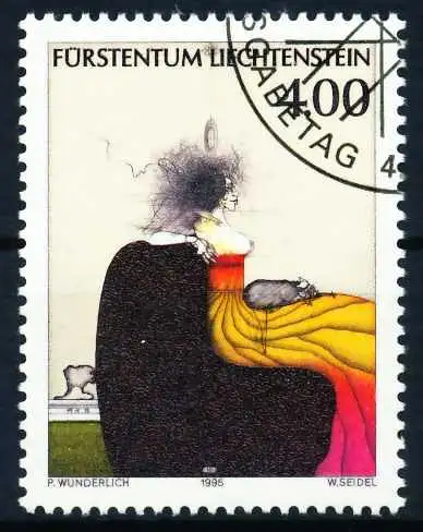 LIECHTENSTEIN 1995 Nr 1123 gestempelt SA1920E