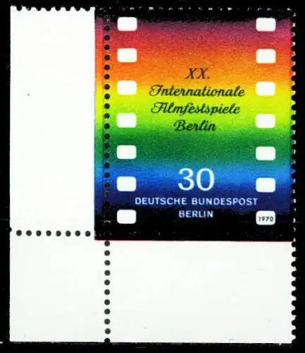 BERLIN 1970 Nr 358 postfrisch ECKE-ULI 2BCA96