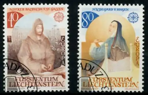 LIECHTENSTEIN 1983 Nr 816-817 gestempelt SB4A34E