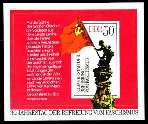 DDR BLOCK KLEINBOGEN Block 42 postfrisch S5234DE