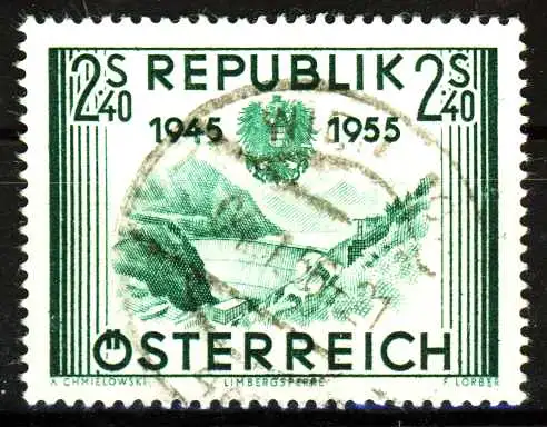 ÖSTERREICH 1955 Nr 1016 gestempelt 280D52